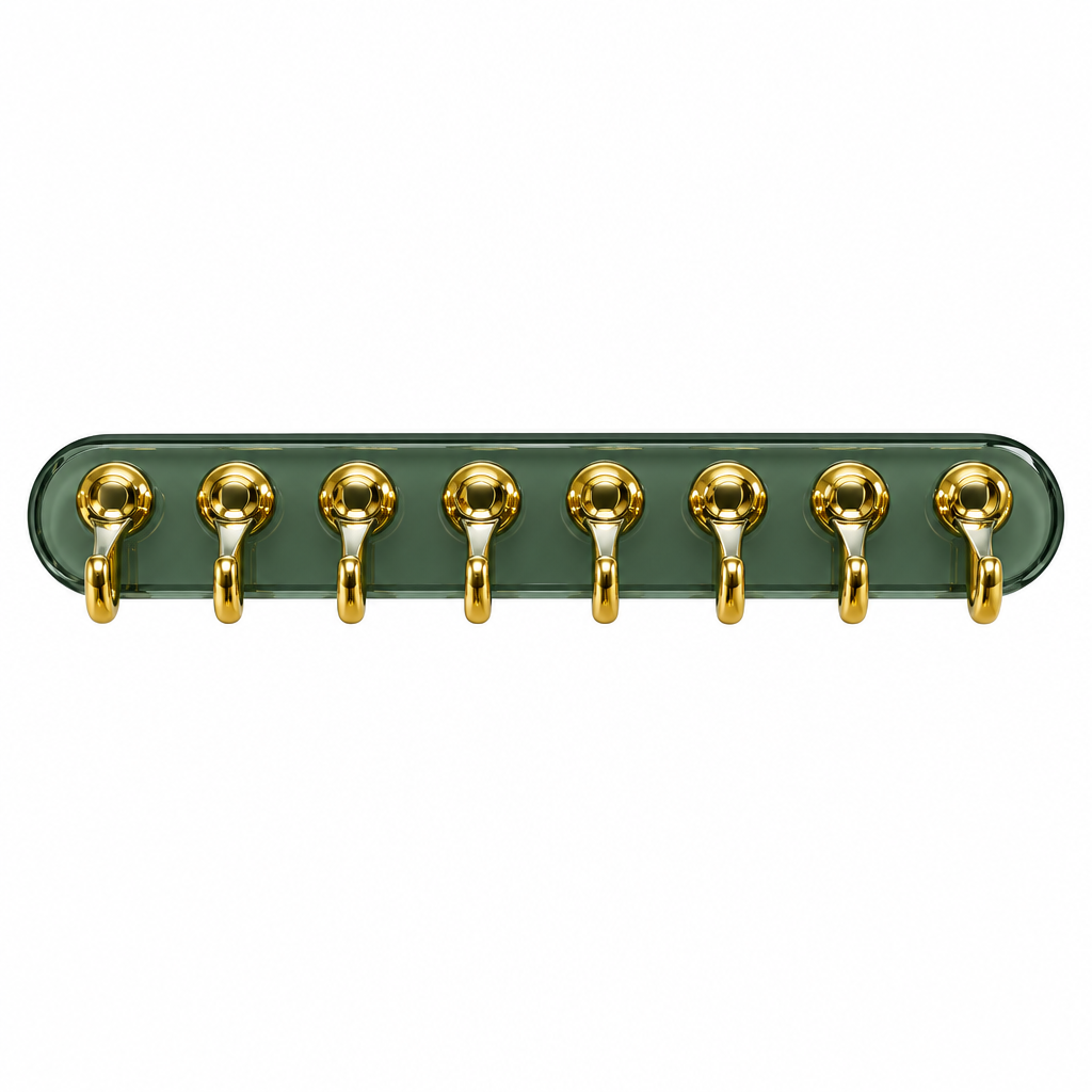 Crystal Gold Hook Rail