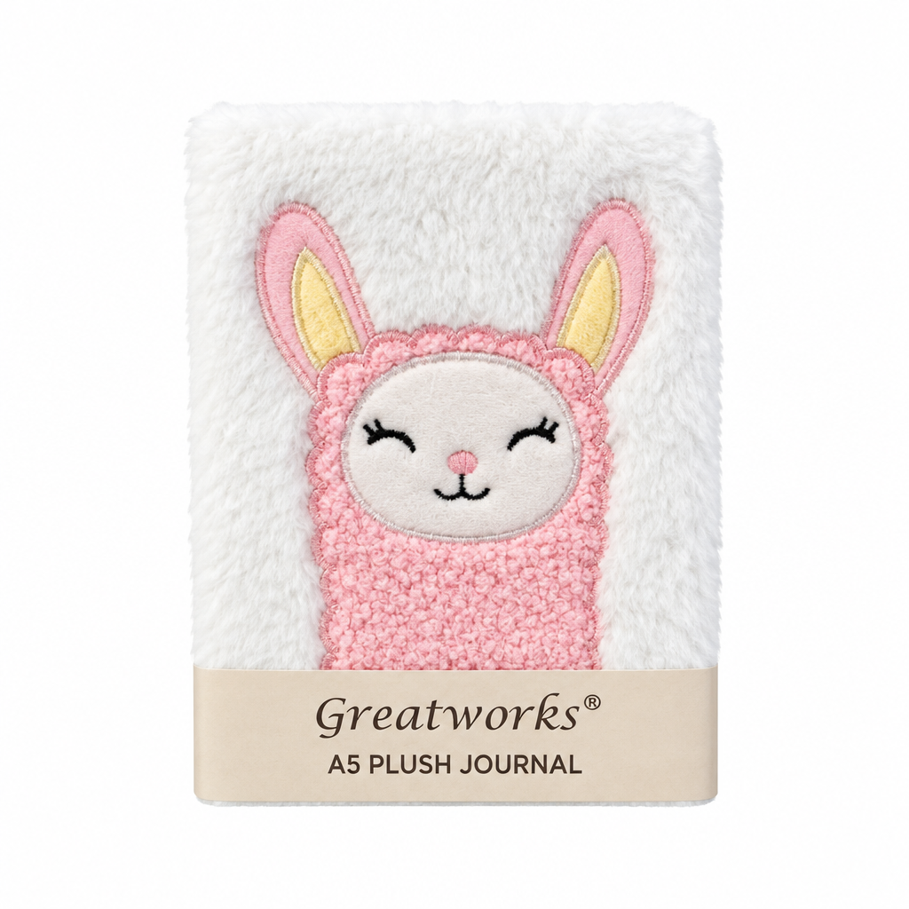 Llama A5 Plush Journal