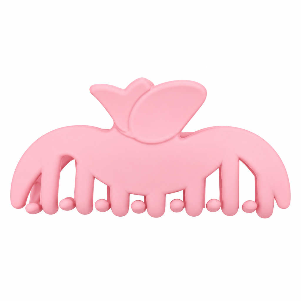 WAO! Large Hair Claw Clip - Baby Pink