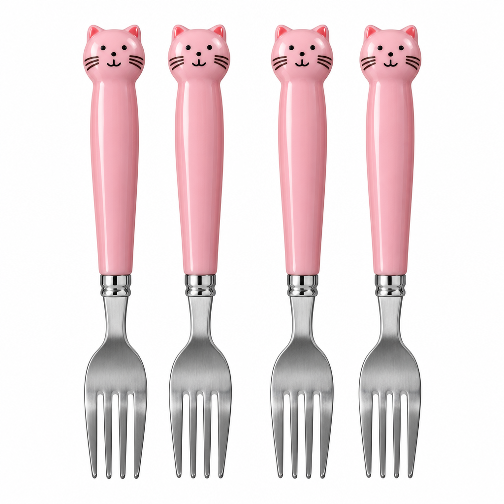 Pink Cat Forks