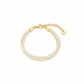 Cream Leather Cord Bracelet