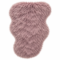 Dusty Pink Shaggy Faux Fur Mat