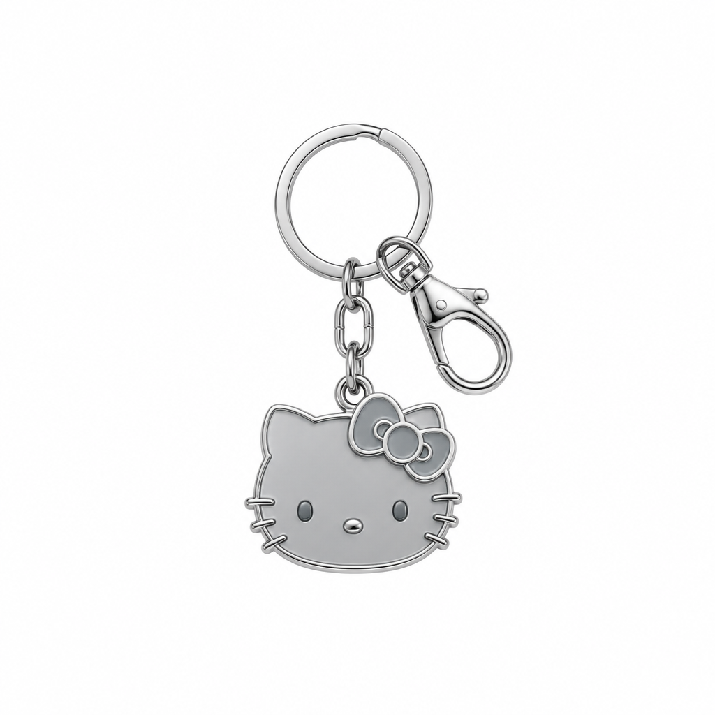 Hello Kitty Metal Keychain