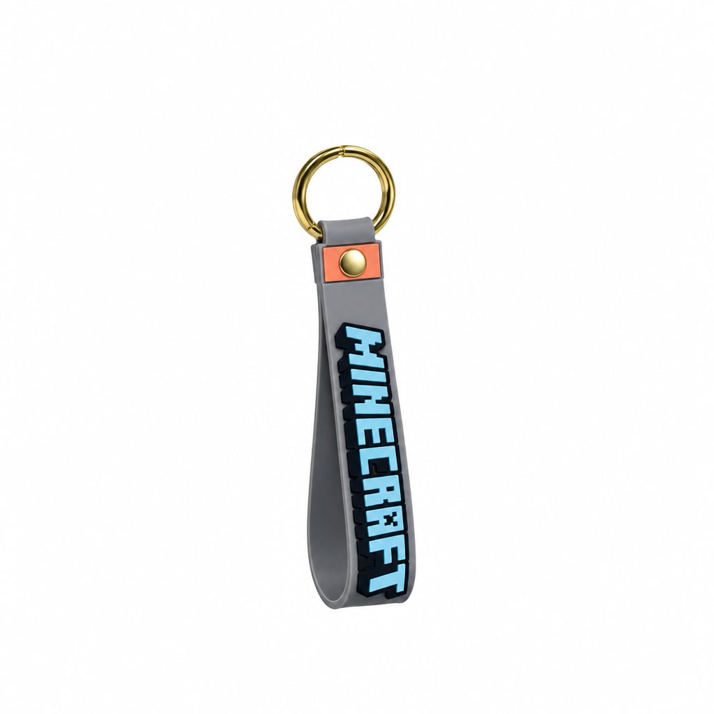 Minecraft Keychain Lanyard